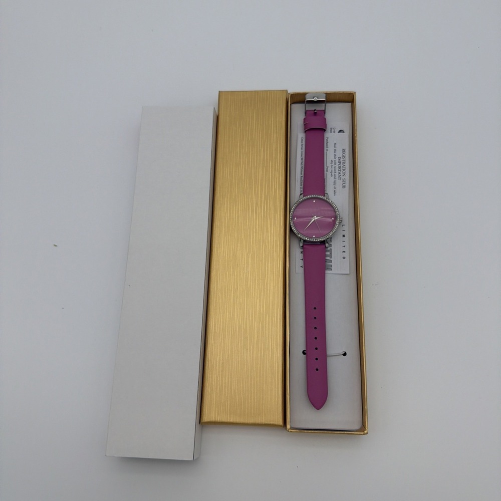 Manhattan‎ By Croton Lady Silver Analog Quartz Watch